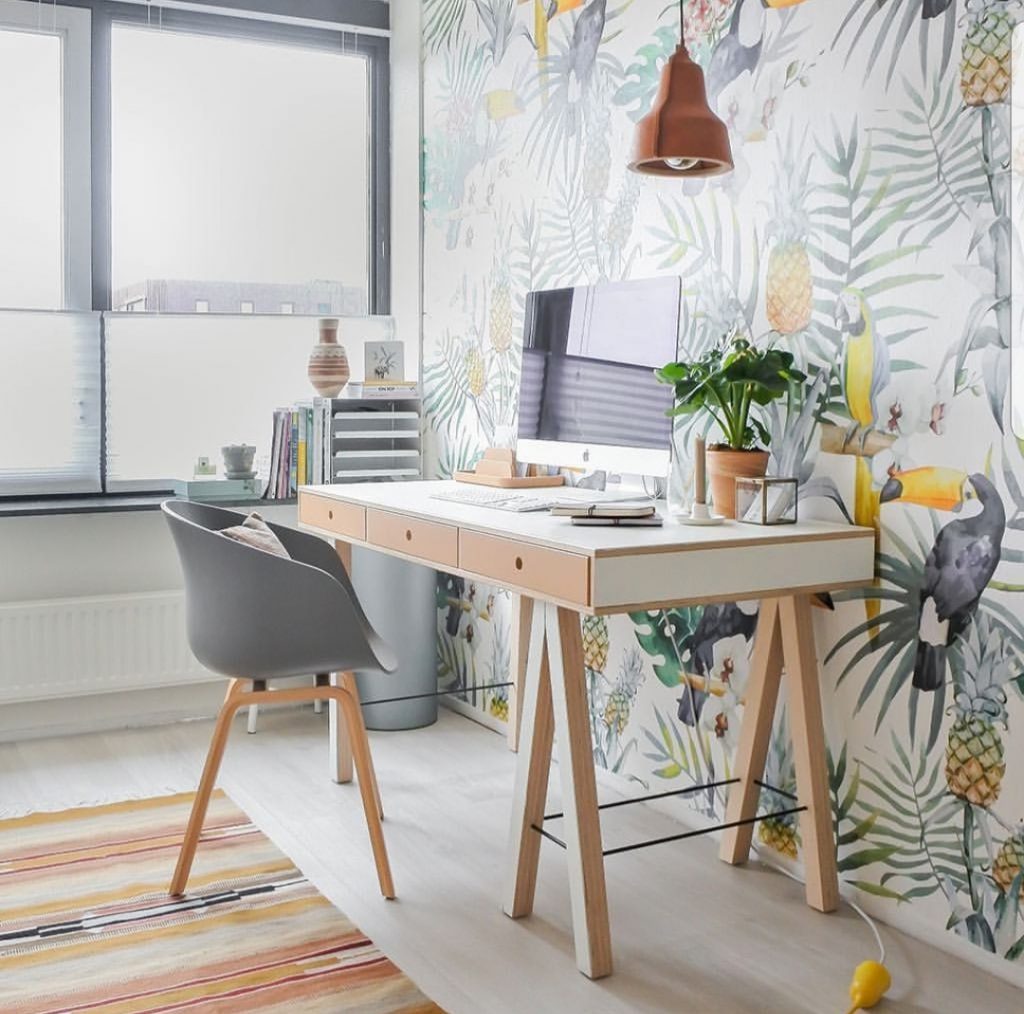 scandinavische werkplek