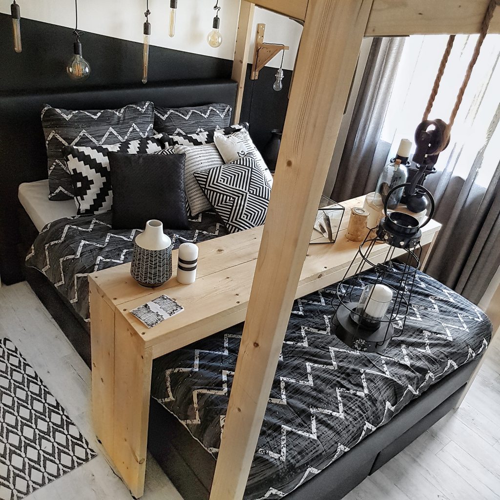 inbetween gordijnen slaapkamer