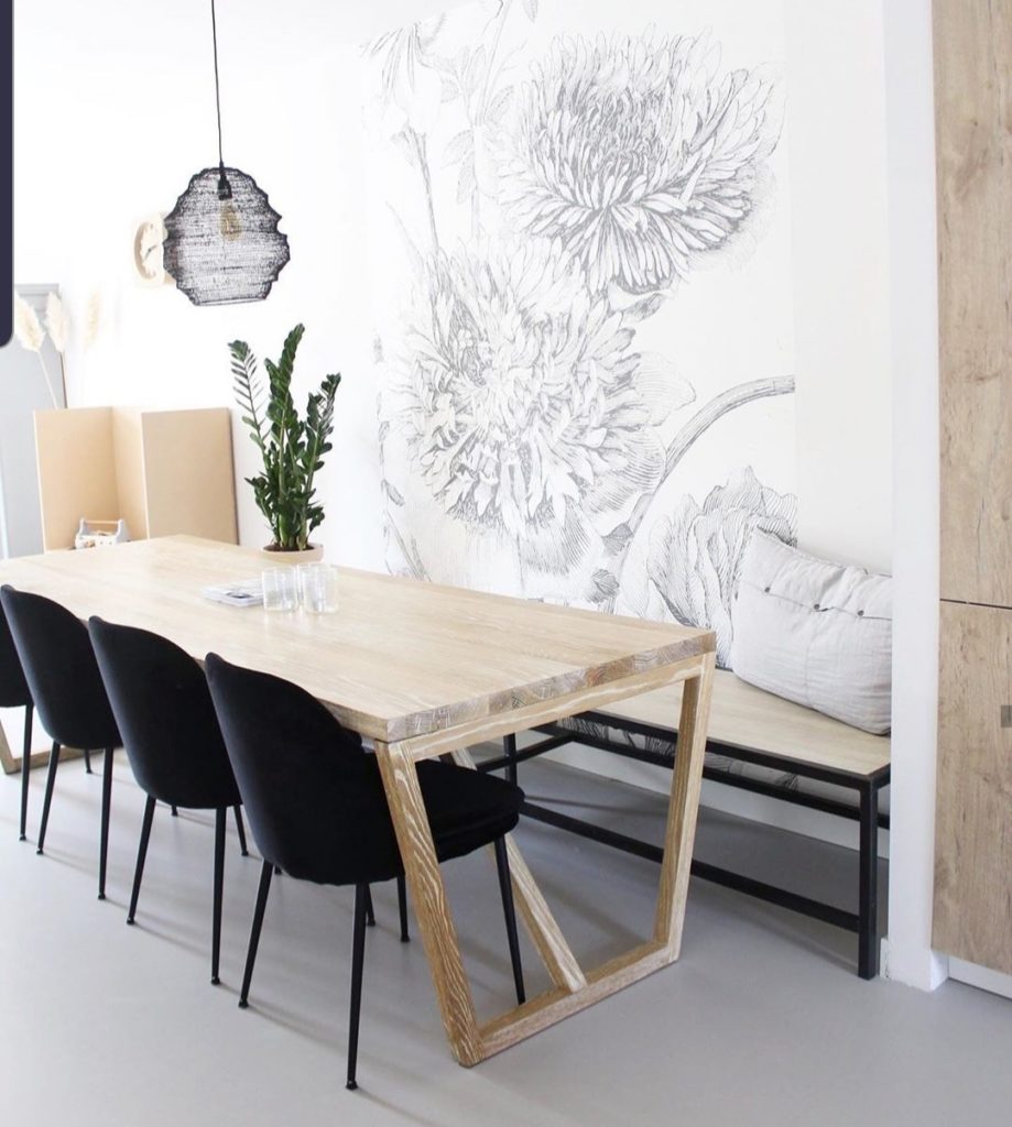 bloemetjesbehang