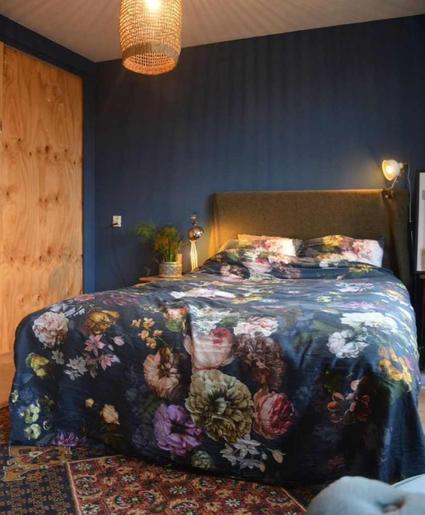 blauwe slaapkamer