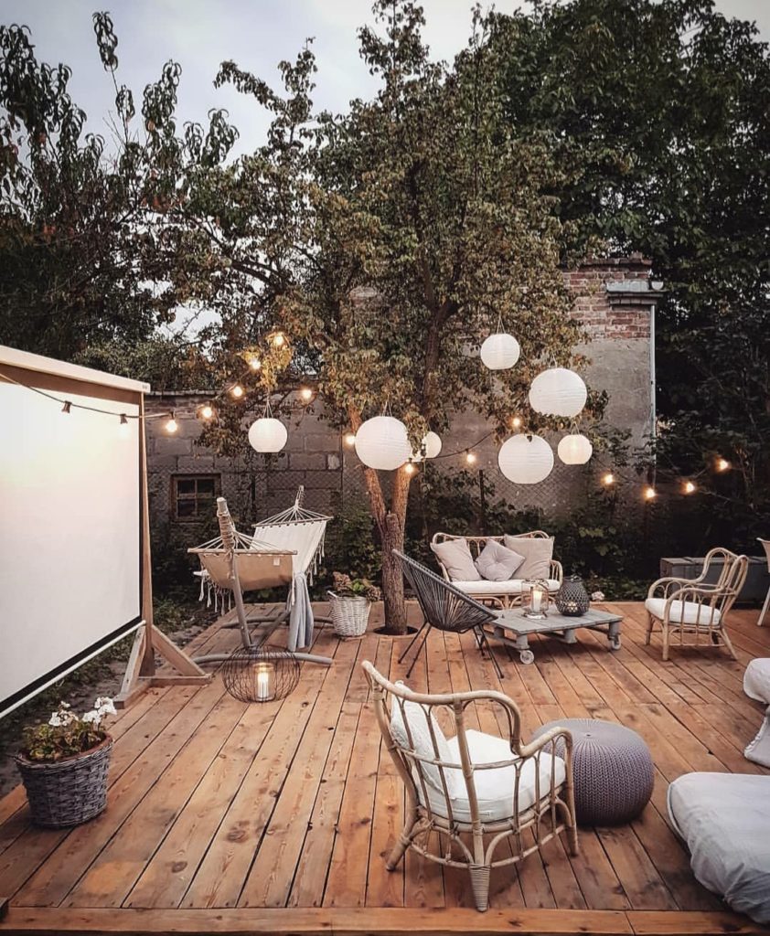 tuin bioscoop