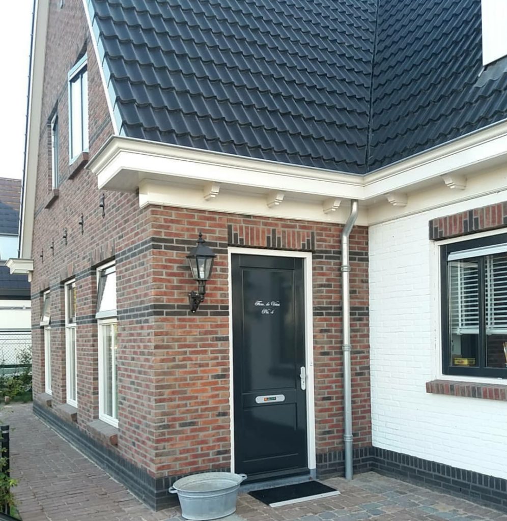 witte gevel