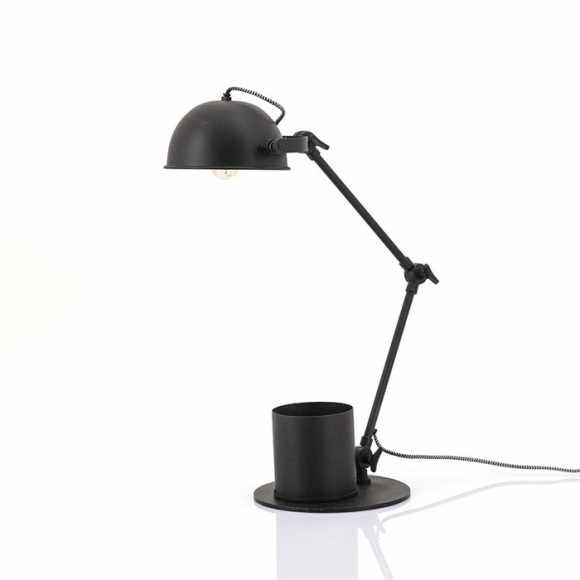 Tafellamp Hawk zwart metaal