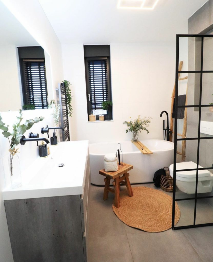 industriële badkamer