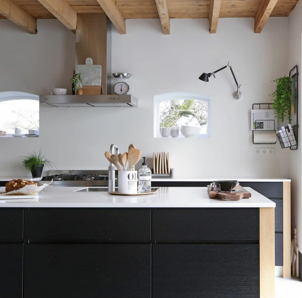zwarte keuken
