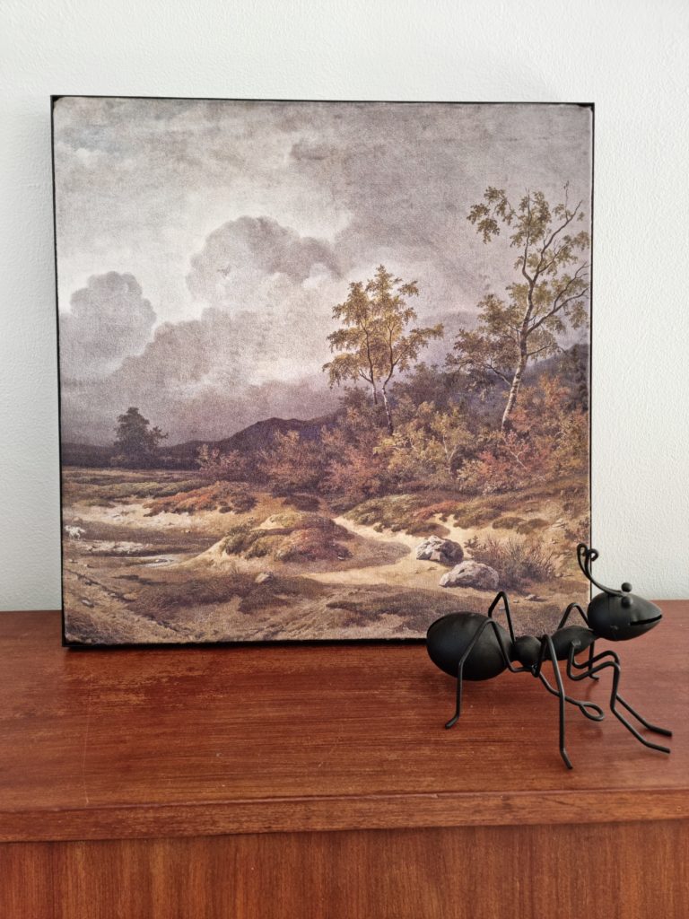 fluwelen schilderij
