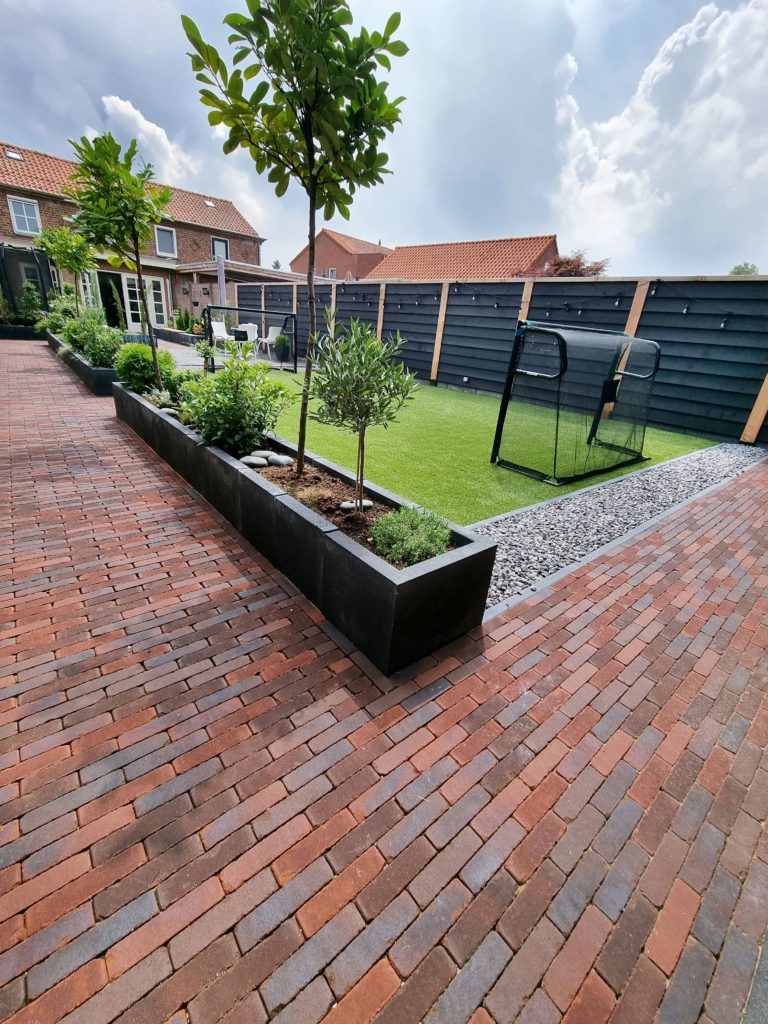 voetbalveld in je tuin